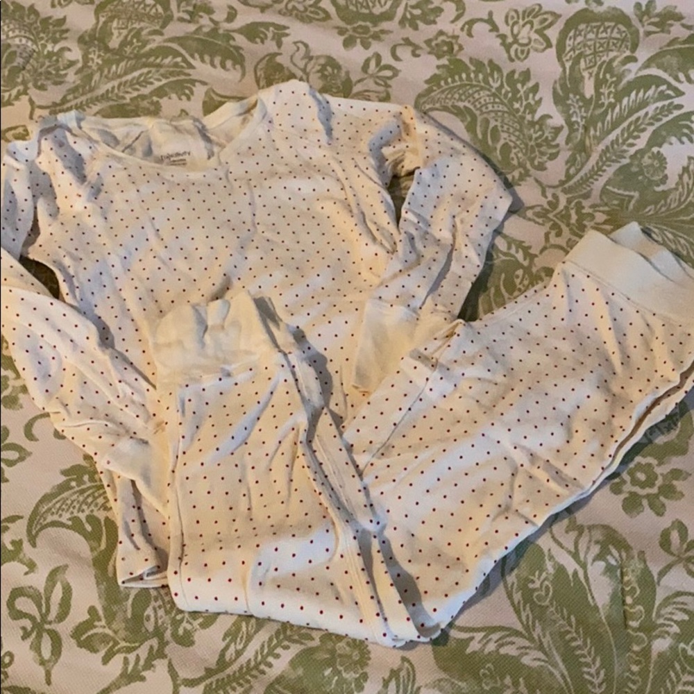 Polka Dot Thermal Pajama Set
